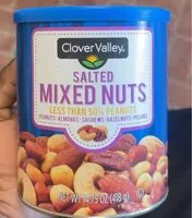 Mängden socker i Salted Mixed Nuts