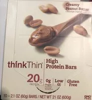 Mängden socker i Creamy peanut butter high protein bars