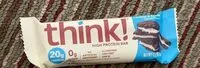 Mängden socker i Think Cookies and Creme High Protein Bar