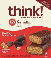 Mängden socker i High protein chunky peanut butter bars