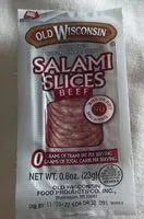 Mängden socker i Salami Slices Beef
