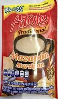 Mängden socker i Fécula de maíz para preparar atole
