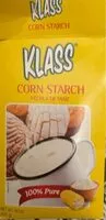Mängden socker i corn starch