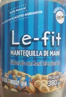 Mängden socker i Pasta de maní con stevia sabor vainilla