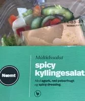 Mängden socker i Spicy kyllingesalat