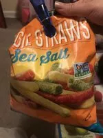 Mängden socker i Sea salt veggie straws, sea salt