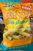 Mängden socker i Veggie straws