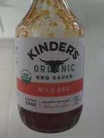 Mängden socker i Kinder's organic bbq sauce