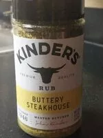 Mängden socker i Kinder's buttery steak house RUB