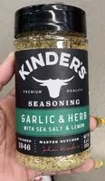 Mängden socker i Kinder’s garlic and herb