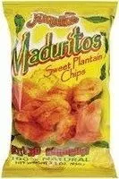 Mängden socker i Maduritos, Sweet Plantain Chips
