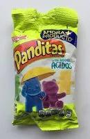 Mängden socker i Panditas con sabores ácidos