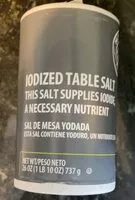 Mängden socker i Iodized Table Salt