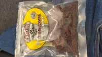 Mängden socker i Teriyaki beef jerky big bag 1/4 pound