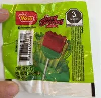 Mängden socker i Paleta Sandibrochas Rellenas Vero Pza