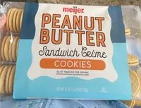 Mängden socker i Peanut Butter Sandwich Creme cookies