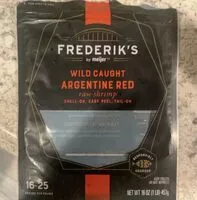 Mängden socker i Wild caught argentine red eaw shrimp