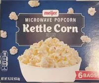 Mängden socker i Kettle corn