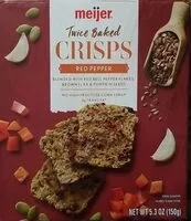 Mängden socker i Twice baked crisps red pepper