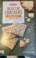 Mängden socker i Rice crackers
