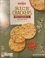Mängden socker i multigrain rice crackers