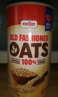 Mängden socker i Meijer Old Fashioned Oats