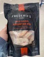 Mängden socker i Wild caught argentine red raw shrimp