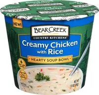 Mängden socker i Country kitchens hearty soup bowl creamy chicken with rice