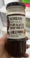 Mängden socker i Korean bbq sauce for sliced beef ribeye