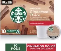 Mängden socker i Cinnamon dolce flavored blonde light roast single