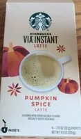Mängden socker i Via instant pumpkin spice latte