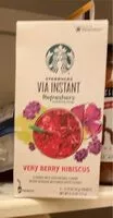 Mängden socker i Very Berry Hibiscus Via Instant Refreshers