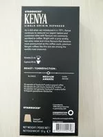 Mängden socker i Capsules café arabica espresso kenya