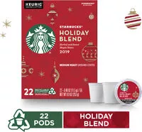 Mängden socker i Holiday blend medium roast coffee single-cup
