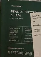 Mängden socker i Peanut butter & jam protein box
