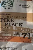 Mängden socker i Starbucks torrefaction pike place whole bean coffee