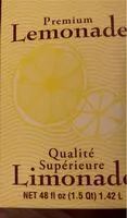 Mängden socker i Premium lemonade
