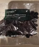 Mängden socker i dried blueberries