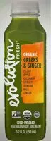 Mängden socker i Coldpressed organic sweet greens ginger