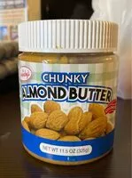 Mängden socker i Chunky Almond Butter