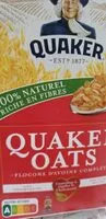 Mängden socker i Quaker oats