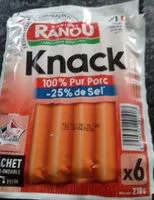 Mängden socker i knack