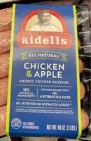 Mängden socker i Chicken & Apple Smoked Chicken Sausage