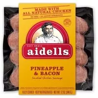 Mängden socker i Pineapple & Bacon Smoked Chicken Sausage