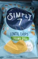 Mängden socker i Creamy Dill Lentil Chips