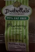 Mängden socker i Blueberry muffin