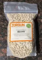 Mängden socker i Zursun heirloom dry cannellini beans each