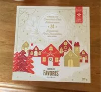 Mängden socker i Calendrier de l’avent