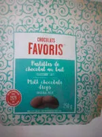 Mängden socker i Chocolat classique lait (pastilles)