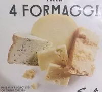 Mängden socker i 4 formaggi Pizza